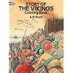 Story of the Vikings Coloring Book book cover