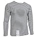 Genuine Russian Navy TELNYASHKA Top - Blue Striped Long Sleeved T-Shirt