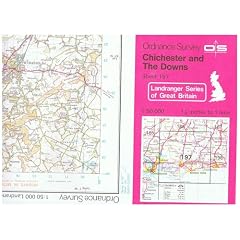 Landranger Maps: Chichester and the Downs Sheet 197 (OS Landranger Map)