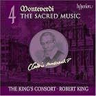 Monteverdi: The Sacred Music, Vol. 4 by  Peter Harvey, Robert Evans, Claudio Monteverdi, Robert King, and King's Consort 