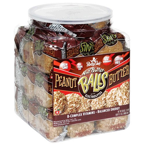 Betty Lou's Peanut Butter Balls, 1.7-Ounce Balls, 40-Count Jar