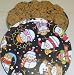 Gourmet Food : Scott's Cakes 2 1/2 lb. Oatmeal Raisin Cookies in a Happy Snowman Tin
