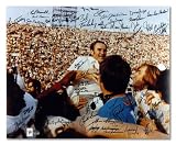 Miami Dolphins - Shula Carry Off - 1972 Team Signed 20x24 Photograph with over 40 Signatures