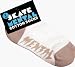 SKATE MENTAL BOLT SOCKS-WHITE/GREEN single pair