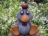 Eigenschaften Tiefes Kunsthandwerk GbR  / Steinfigur Tierfigur Moorhuhn groß schiefergrau