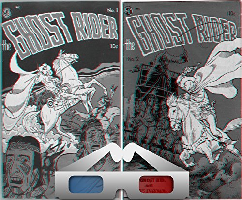 The Ghost Rider. 3D Anaglyph Issues 1 and 2. Features Death's stagecoach. Golden Age Digital Stereocopic 3D Comics Paranormal, by Anaglyph Gray, Digital 3D Comics The Ghost Rider. 3D Anaglyph Issues 1 and 2. Features Death's stagecoach. Golden Age Digital Stereocopic 3D Comics Paranormal, by Anaglyph Gray, Digital 3D Comics
