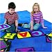 Flagship Building Blocks Flashcard Rug Squares 12X12 each sq. (Letters and Numbers)
