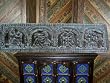 Erotic Hand Carved Kamasutra Headboard Wall Panel 72 Inch