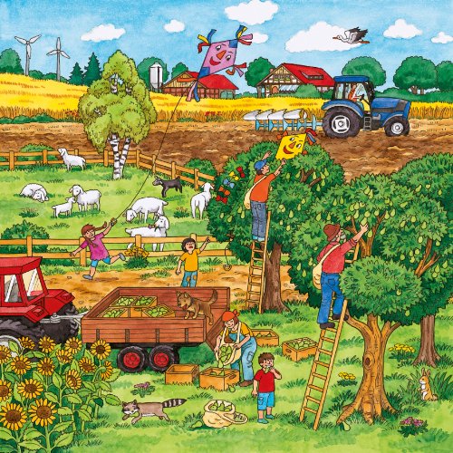 Imagen principal de Ravensburger 09394 La granja - Puzzle (3 modelos de 49 piezas)
