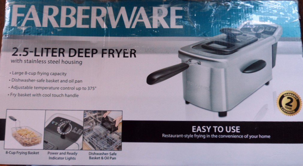 Farberware 2.5 L Single Deep Fryer Stainless Steel eBay
