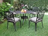 CBM Outdoor Cast Aluminum Patio Furniture 5 Pc Dining Set C CBM1290