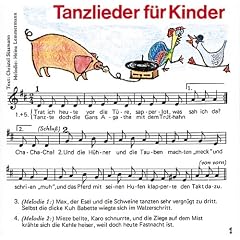Tanzlieder f�r Kinder, 1 Audio-CD