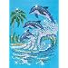 Sequin Art and Beads Dolphins