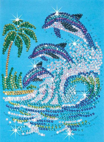 Childrens Toyshop  Used : Sequin Art and Beads Dolphins