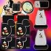 10 pc Mickey Mouse Vintage Combo Front Rear Car Floor Mats, Seat Covers, Steering Wheel Cover, CD Organizer, Matching Key Chain and CD Wallet