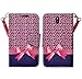 HTC Desire 610 Case, Magnetic Leather Flip Wallet Pouch HTC Desire 610, Slim Folio Case with Kickstand, 2 Credit Card Slot Wallet Pouch (HOT Pink Cheetah)