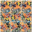 Classic Motorcycles Scramble Squares Puzzle 9pc