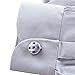 HJ Men's Jewelry Round Button Cover Substitute to Traditional Cuff Links Color Silver Plating