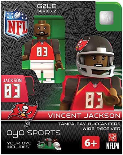 OYO NFL Tampa Bay Buccaneers Vincent Jackson Gen 2 Mini Figure, Small