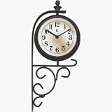 7 DOUBLE SIDED CLOCK (Geneva Clock Co 7011G) by Geneva
