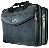 Mobile Edge Ultra V-Load Briefcase for 15.6-Inch Notebook - Black 2.0