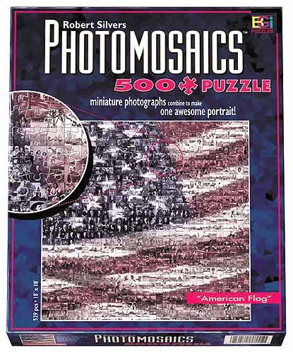 Photomosaics Jigsaw Puzzle - American Flag Photomosaics Jigsaw Puzzle - American Flag