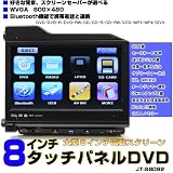 [8082]８インチタッチパネルDVDプレーヤー[1DIN]/ラジオ，USB，SD