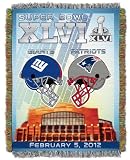 NFL New York Giants vs New England Patriots 2011 Super Bowl XLVI 48-Inch-by-60-Inch Acyrlic Tapestry