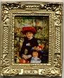 Miniature Artisan Framed Famous Renoir Print