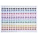 eBoot 300 Pieces 5mm Colorful Bling Rhinestone Sticker Sheet