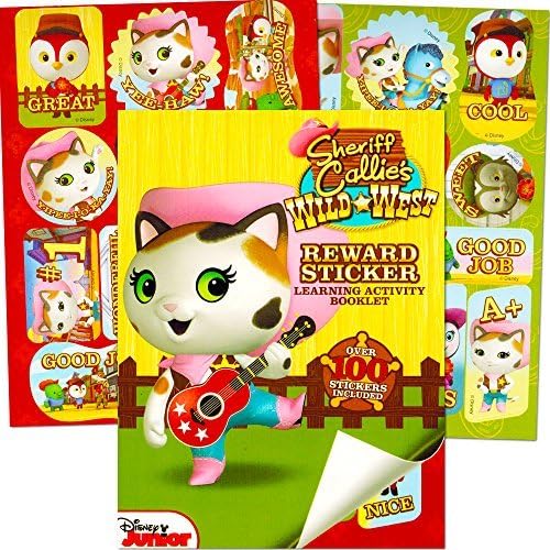 Disney Sheriff Callie Stickers Party Favors ~ Activity Book with Over 100 Reward Stickers by Sheriff Callie