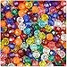 BEADTIN Mixed Transparent 6mm Faceted Round Craft Beads (750pc)