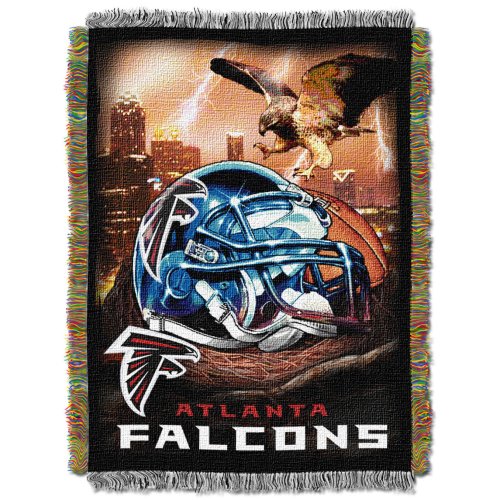 NFL Atlanta Falcons 48-Inch-by-60-Inch Acrylic Tapestry Throw