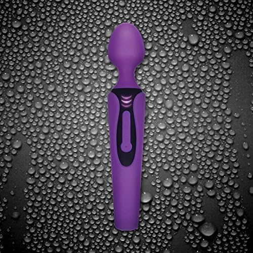 Great for Valentine's Day - New Ultimate Rechargeable 7 Function Premium Body Wand Massager + Includes a Free Rejuvenation Organic Massage Oil 4.2oz