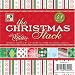 DCWV 8 Inch by 8 Inch Glitter Christmas Stack