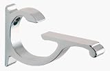 CRL Chrome Designer Aluminum Glass Shelf Bracket - 3/8 - 1/2 Glass - Package