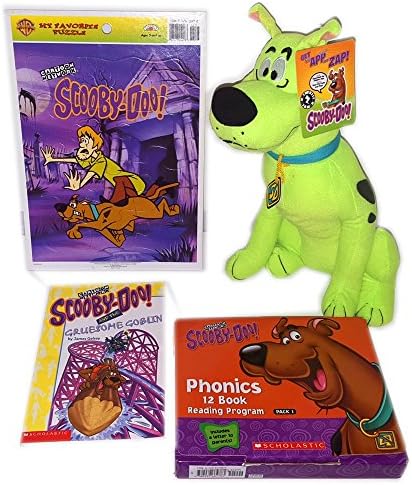 Scooby-doo Books, Plush &amp; Puzzle Children's Gift Bundle Ages 3+ [4 Piece]