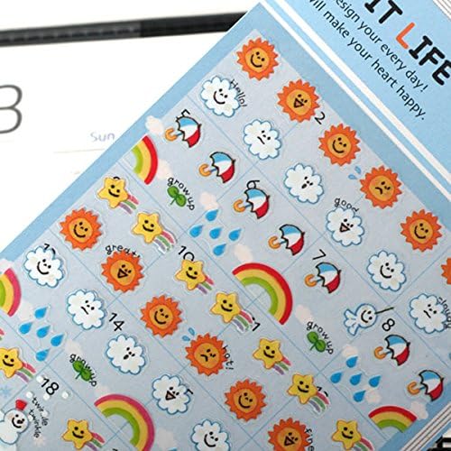 PETIT LIFE points (adhesive) stickers - Weather (710,700) -