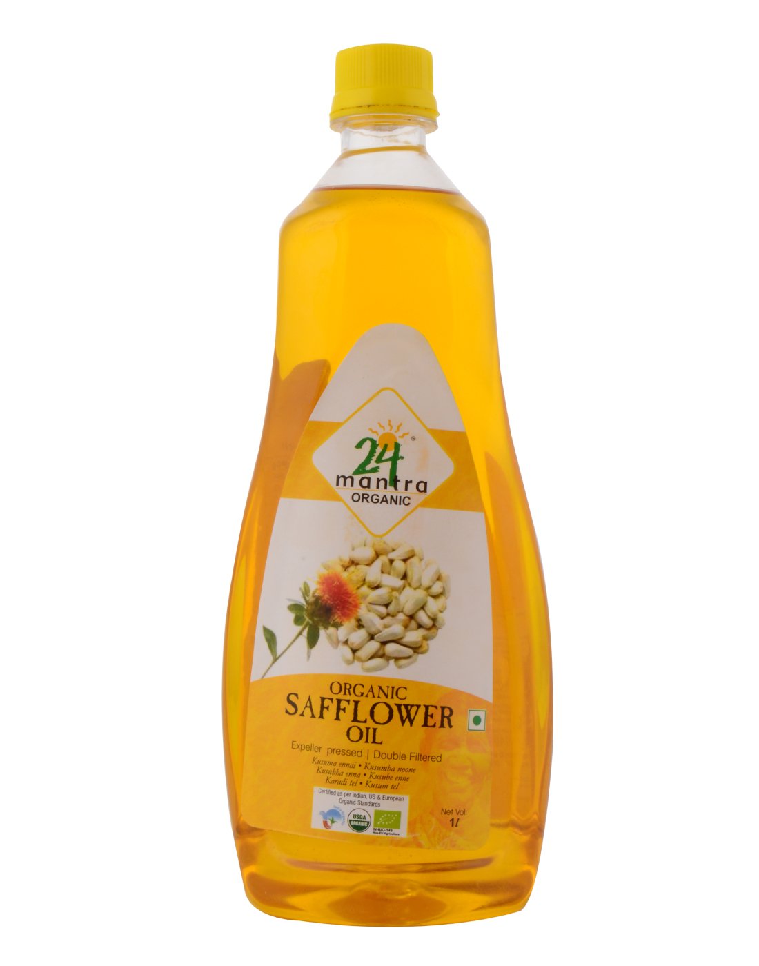 24 Mantra Organic Safflower Oil, 1L at Amazon Deals4India