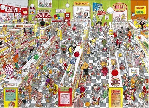 Childrens Toyshop  Toys : Gibsons Puzzle - The Great British Supermarket (1000 pieces)