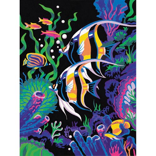 Dimensions Underwater Scene Malen nach Zahlen
