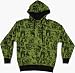 Grenade Skelter Zip-Up Hooded Sweatshirt - Green
