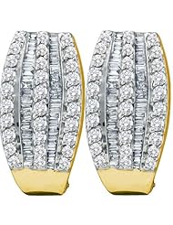 1.00CTW DIAMOND FASHION EARRINGS(HE)