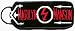 Marilyn Manson Arrow Logo Embroidered Fabric Keychain
