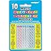 Striped Magic Relighting Trick Birthday Candles, Assorted 10ct