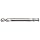 YG-1 E5023 Carbide Square Nose End Mills, Inch, Stub Length, Double End, Uncoated (Bright) Finish, 30 Degree Helix, For Use With Aluminum/Aluminum Alloys, Cast Iron, Plastics, Steel/Steel Alloys
