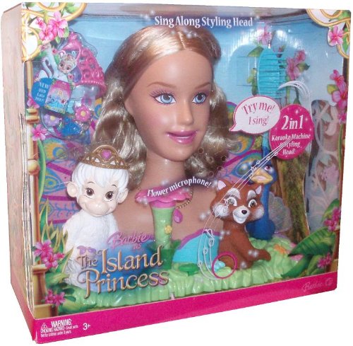 Best Price Barbie as the Island Princess: Princess Rosella Talking and Singing Styling Head
