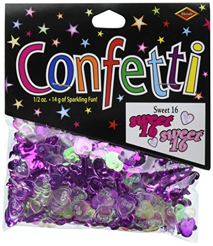 Beistle CN070 Sweet 16 Confetti