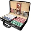 ESPN 500 Piece Championship Edition Poker Chip Set with Genuine Leather Case