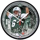 NFL New York Jets Mark Sanchez Round Clock